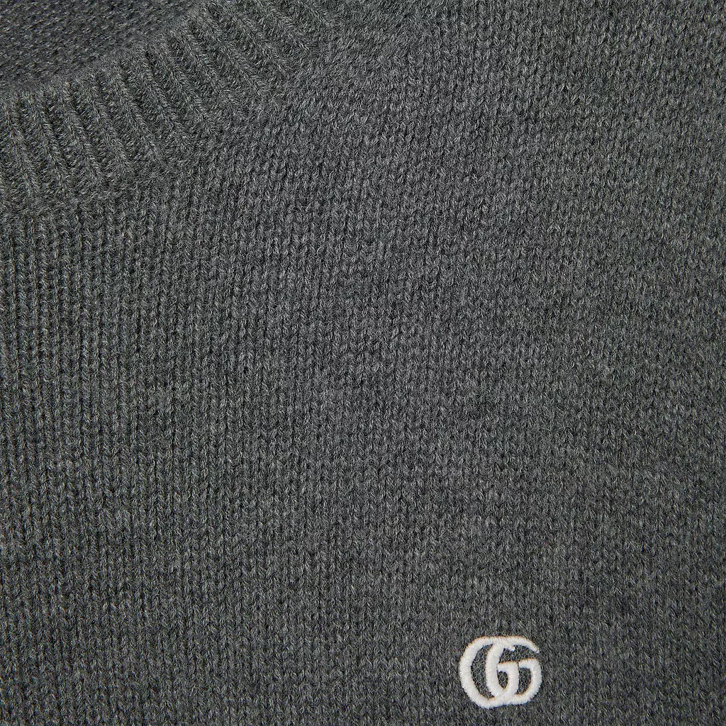 Embroidered Wool Cashmere Jumper