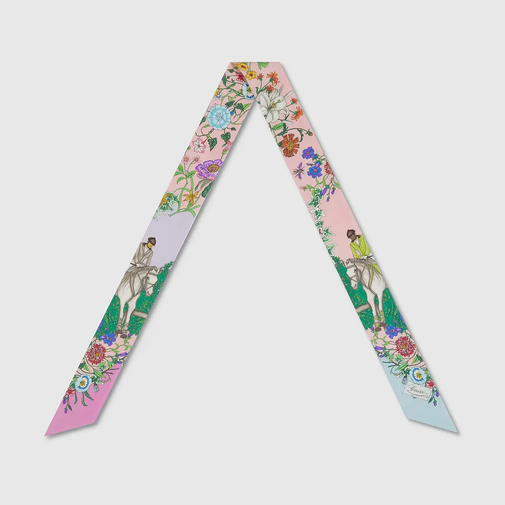 Printed Silk Twill Ribbon