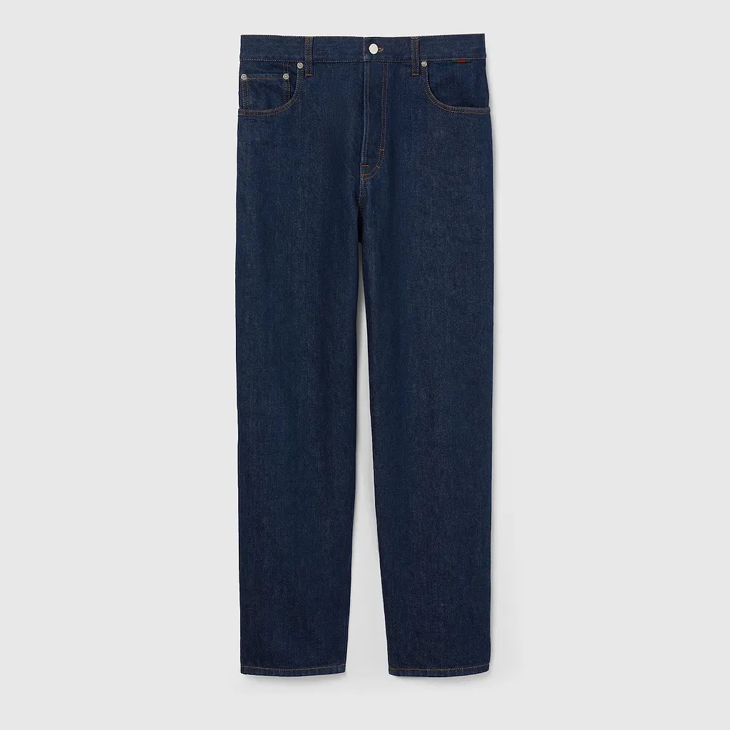 Slim Fit Cotton Denim Pant