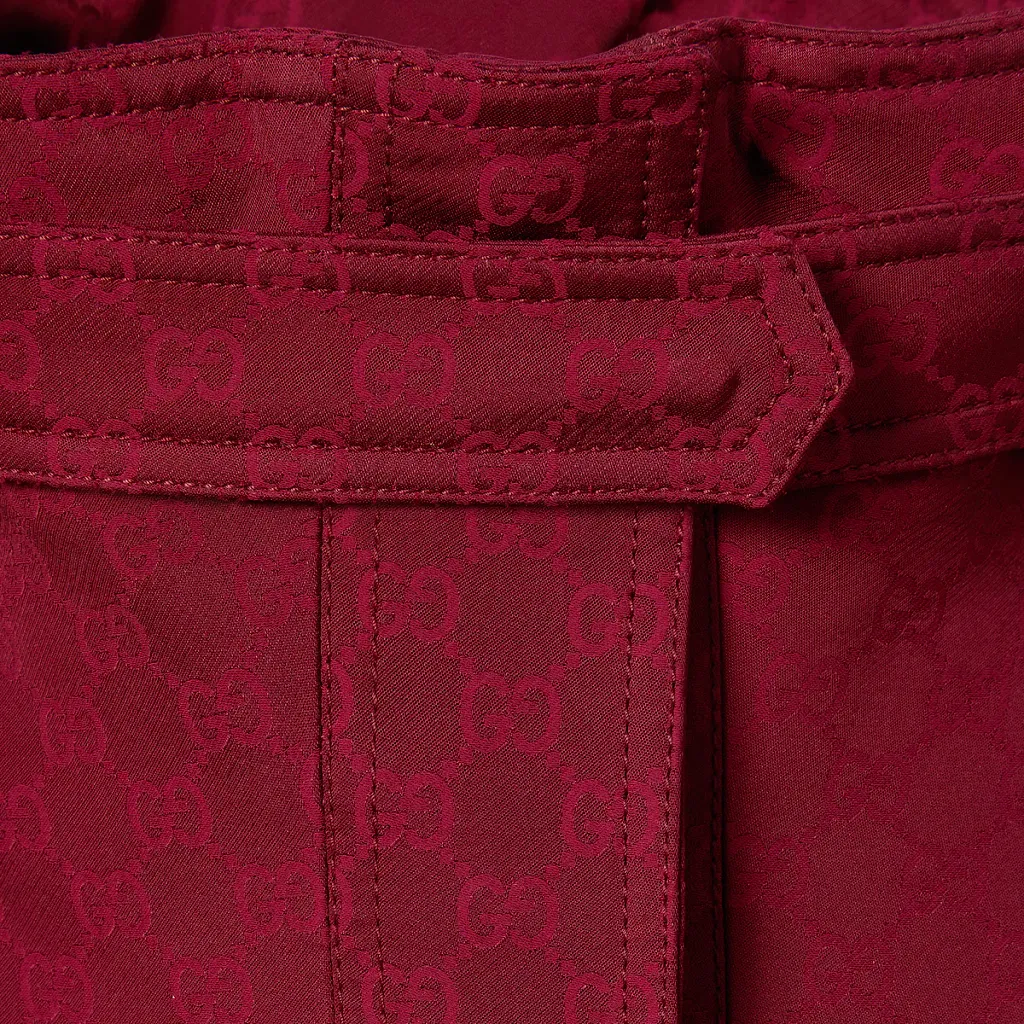 Gg Fabric Jacquard Coat