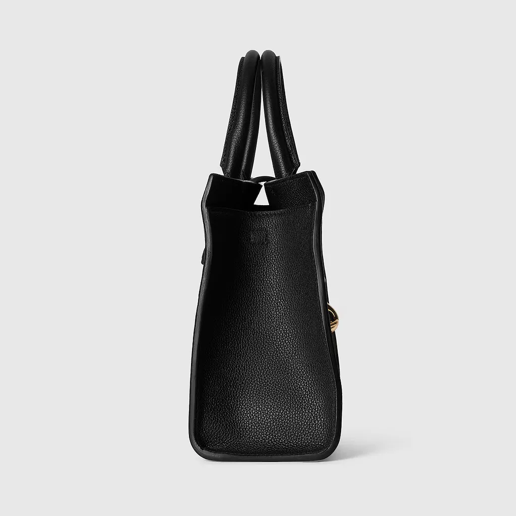 Medium Tote Bag With Hook Closure
