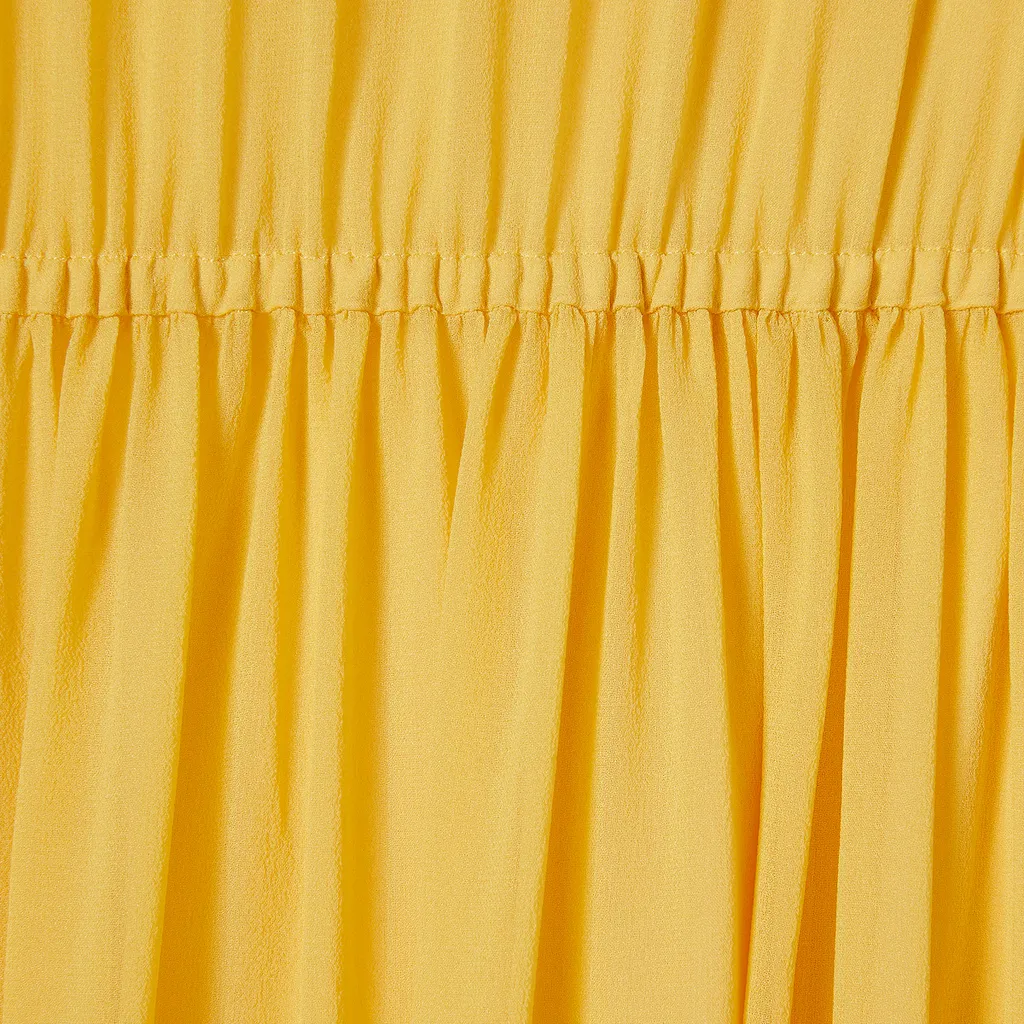 Long Silk Georgette Dress