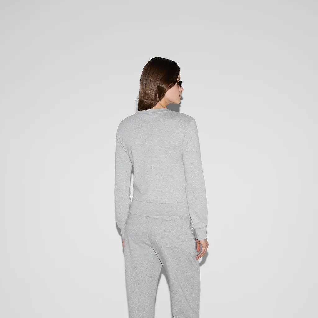 Cotton Jersey Embossed Sweatshirt