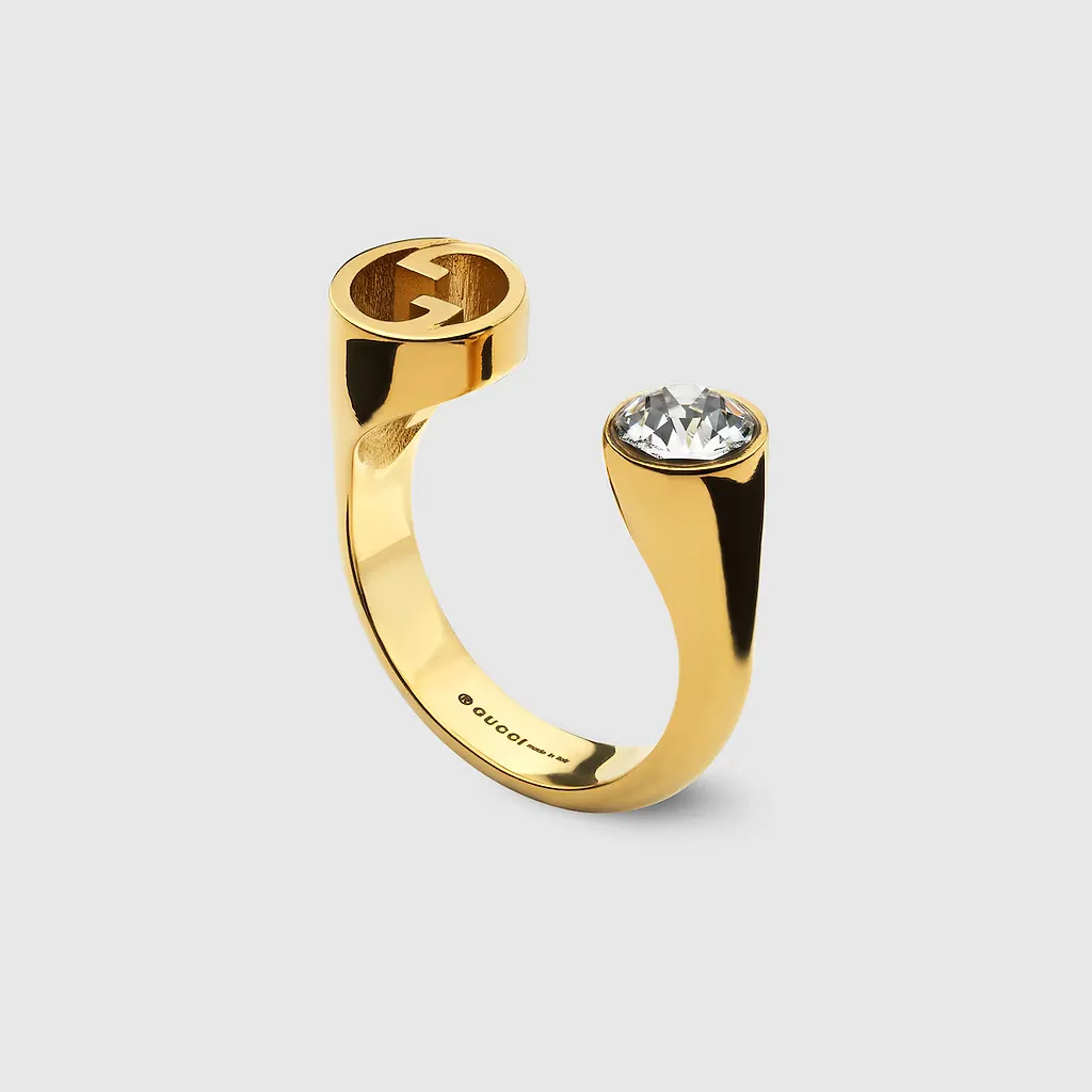 Gucci Blondie Crystal Ring