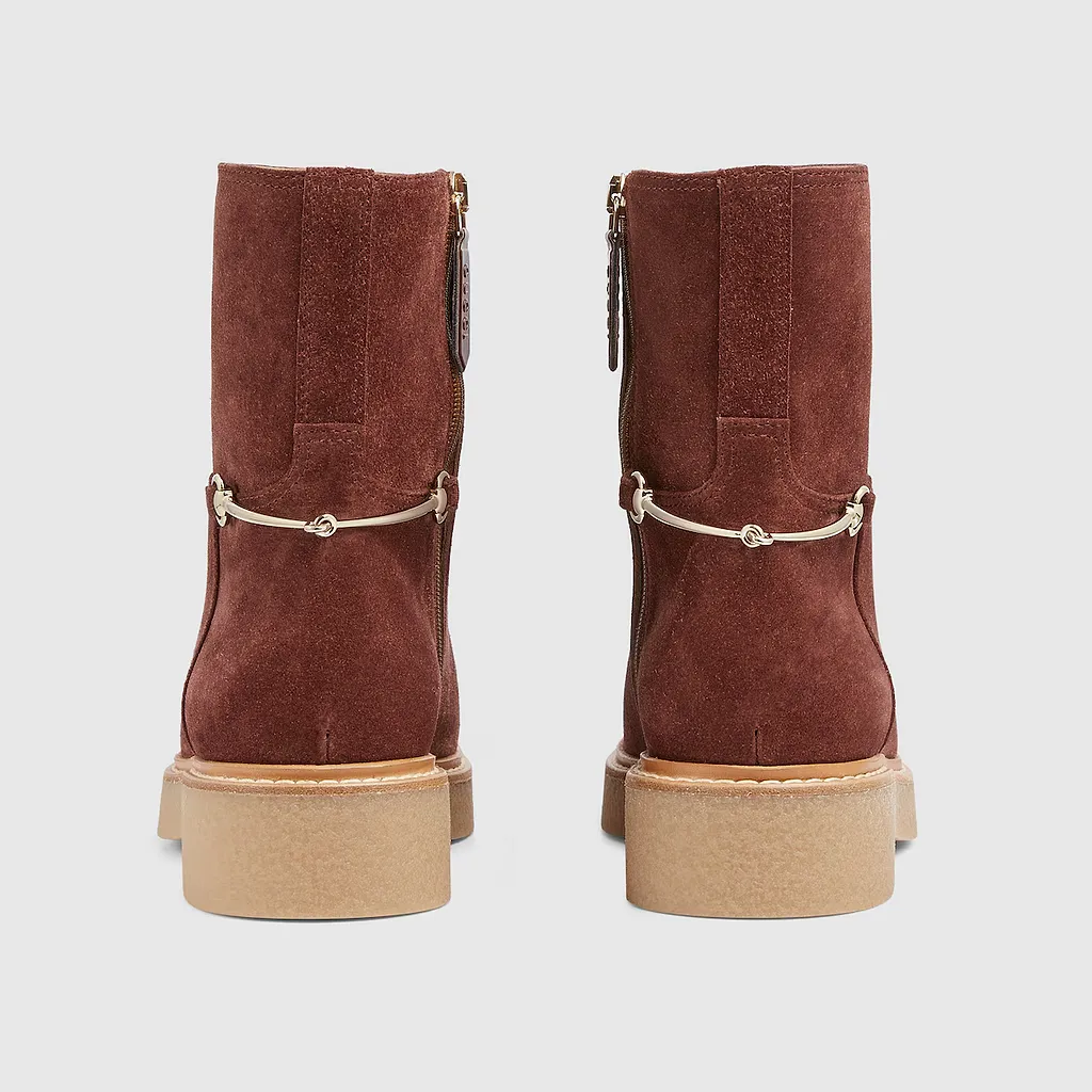 Slim Horsebit Ankle Boot