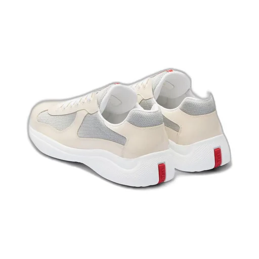 Prada America's Cup patent leather and bike fabric sneakers