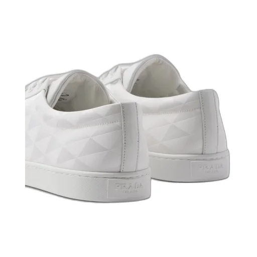Leather and Re-Nylon sneakers
