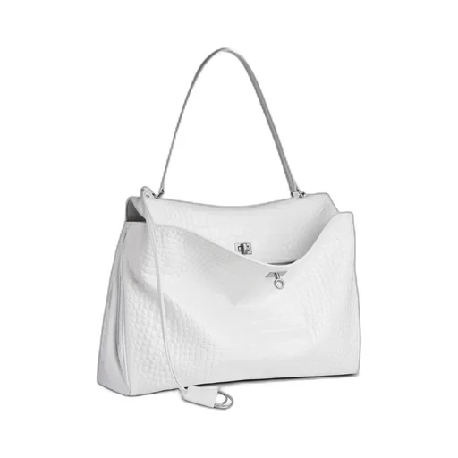 Rodeo Large Handbag Crocodile Embossed