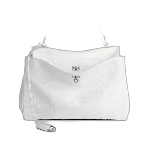 Rodeo Large Handbag Crocodile Embossed