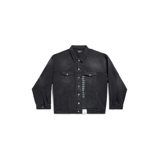 Denim Size Sticker Jacket