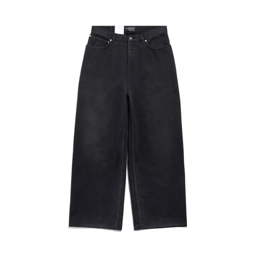 Denim Size Sticker Baggy Pants