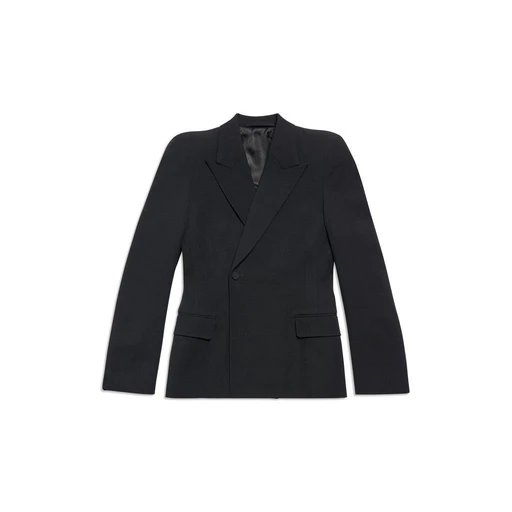Round Shoulder Waisted Jacket
