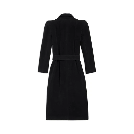 Round Shoulder Fitted Coat