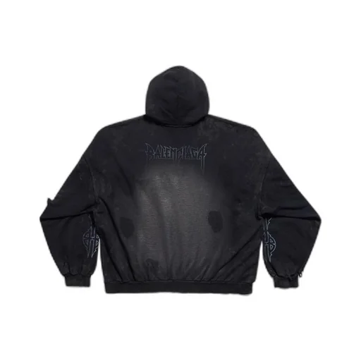 Paris Moon No Pocket Hoodie Oversized