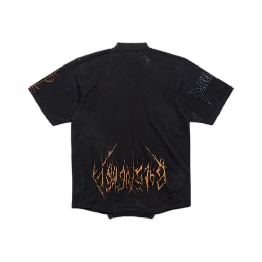 Paris Moon Upside Down T-Shirt Oversized