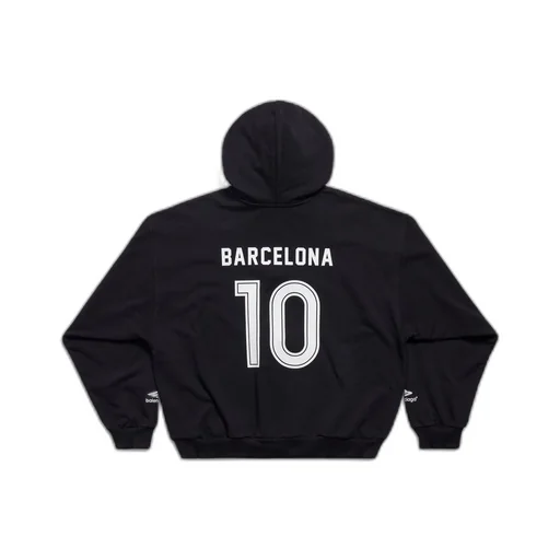 Barcelona Soccer Zip-Up Hoodie Medium Fit