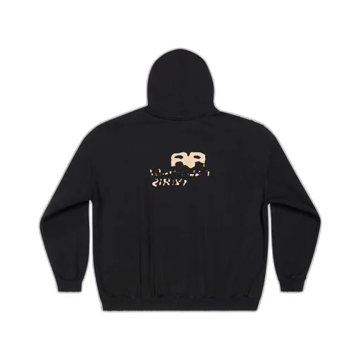 Hand-Drawn Bb Icon Hoodie Large Fit