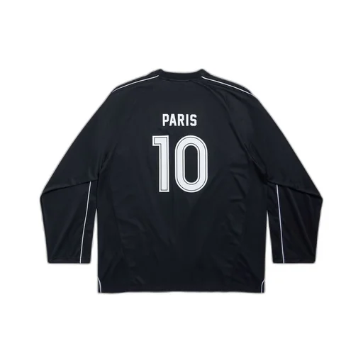 Paris Soccer Long Sleeve T-Shirt Oversized