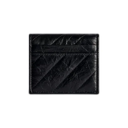 Crush Flap Coin And Card Holder Quilted