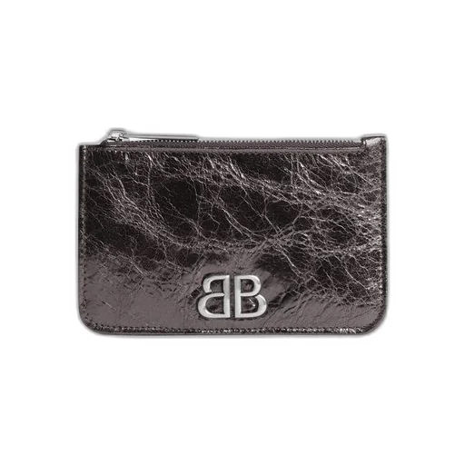 Monaco Long Coin And Card Holder Metallized