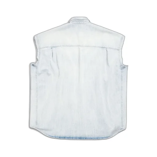 Ripped Sleeve Shirt Oversized