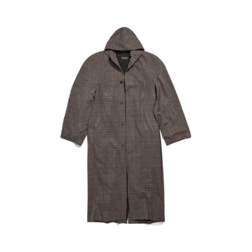 Raglan Hooded Coat