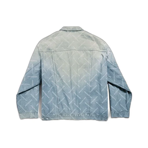 Bal Diagonal Allover Oversized Jacket