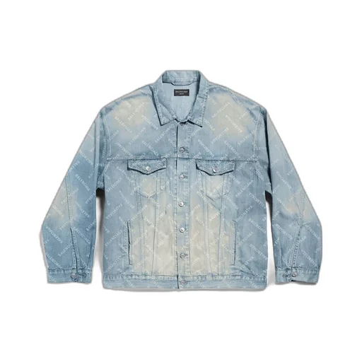 Bal Diagonal Allover Oversized Jacket