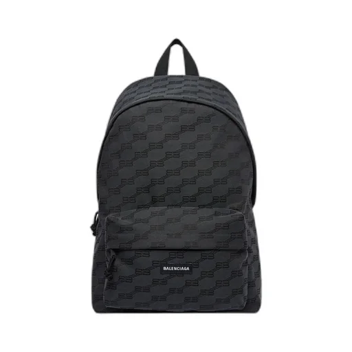 Signature Medium Backpack BB Monogram Jacquard Canvas