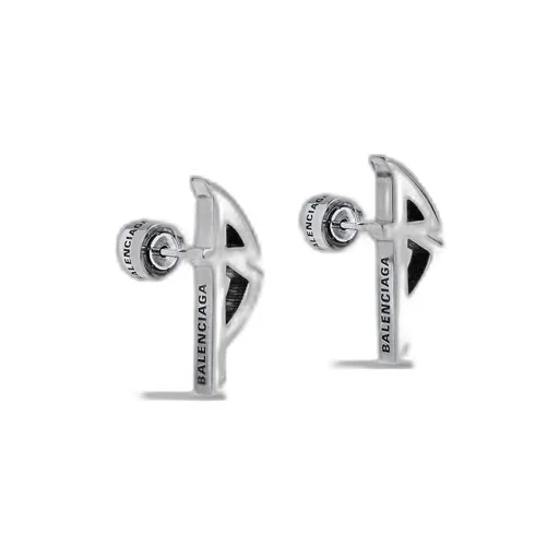 Typo Metal Earrings