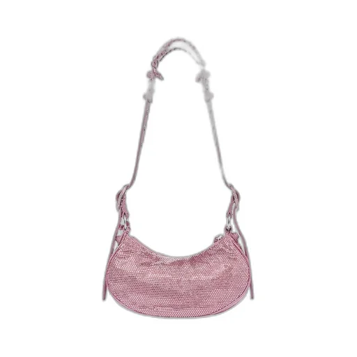 Le Cagole Shoulder Bag Xs With Rhinestones