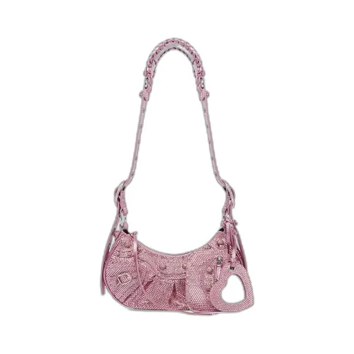 Le Cagole Shoulder Bag Xs With Rhinestones