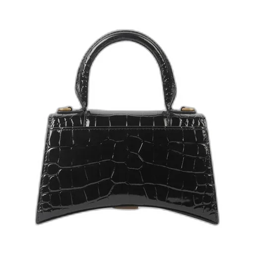 Hourglass Xs Handbag Crocodile Embossed