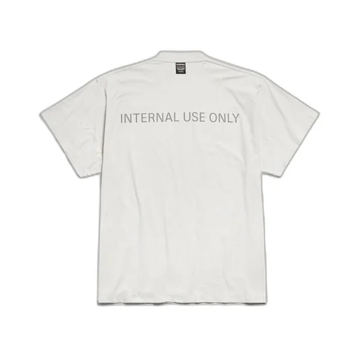 Internal Use Only Inside-Out T-Shirt Oversized