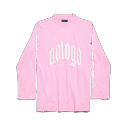 Nologo Long Sleeve T-Shirt Fitted
