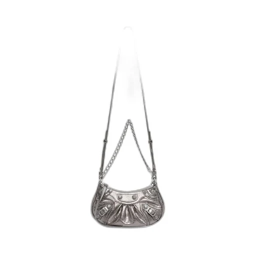 Le Cagole Mini Bag With Chain Metallized