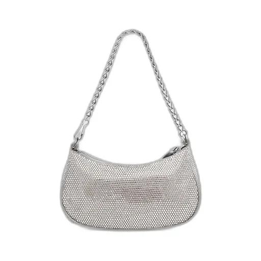 Le Cagole Mini Bag With Chain And Rhinestones