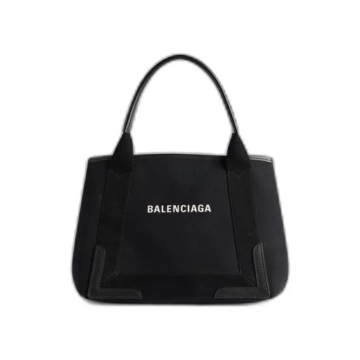 Navy Cabas Tote Bag