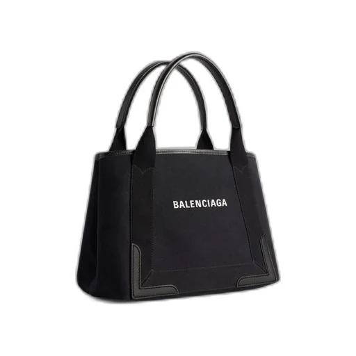 Navy Cabas Tote Bag