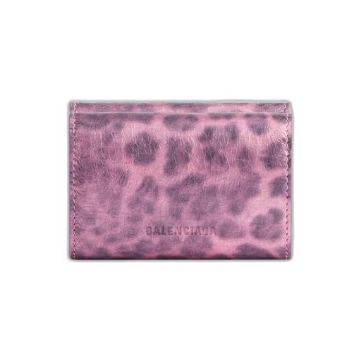 Le Cagole Mini Wallet With Leopard Print
