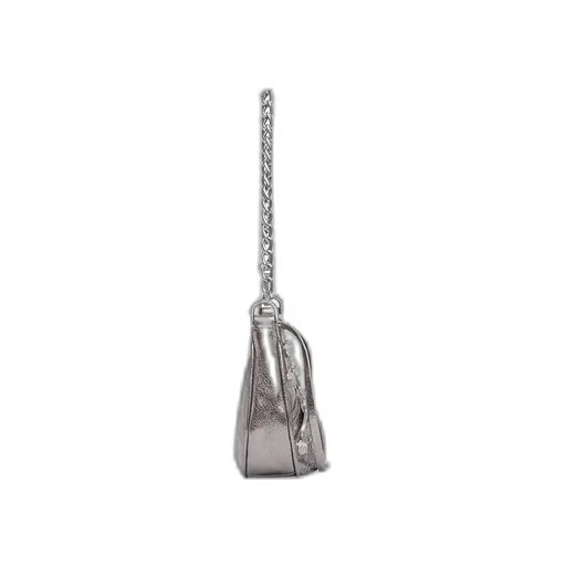 Le Cagole Mini Bag With Chain Metallized