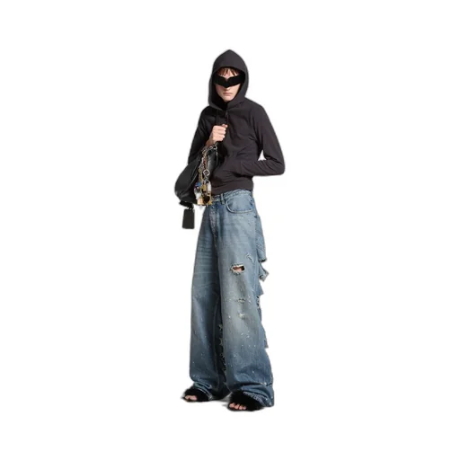 Super Destroyed Baggy Pants