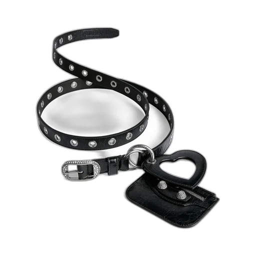 Le Cagole Charms Belt With Rhinestones