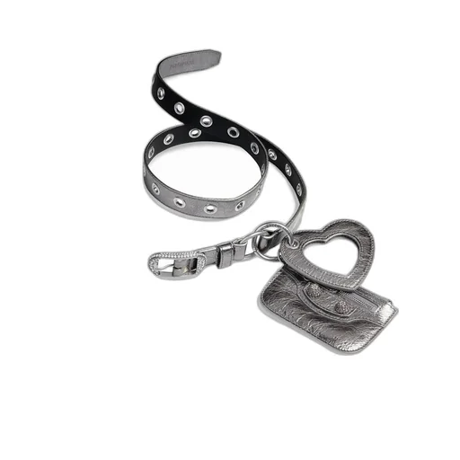 Le Cagole Charms Belt Metallized With Rhinestones
