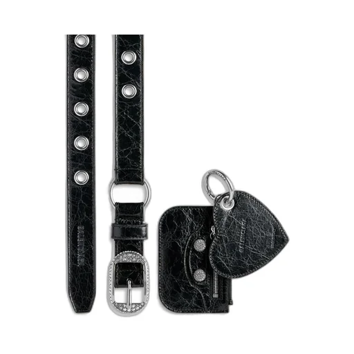 Le Cagole Charms Belt With Rhinestones
