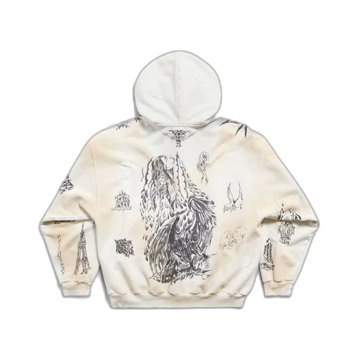 Tat Zip-Up Hoodie Medium Fit