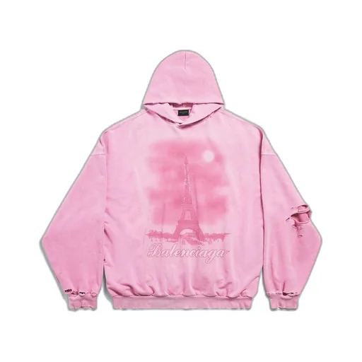 Paris Moon Hoodie Oversized