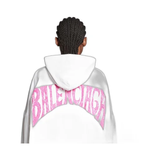 Paris Tropical Round Hoodie Oversized