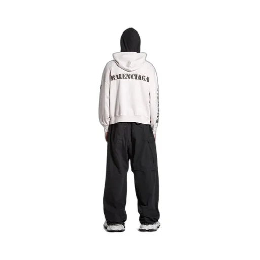 Stencil Type Zip-Up Hoodie Regular Fit