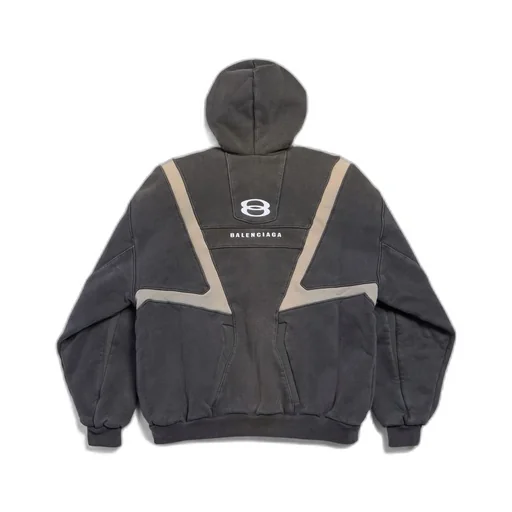 Unity Sports Icon Biker Zip-Up Hoodie Oversized